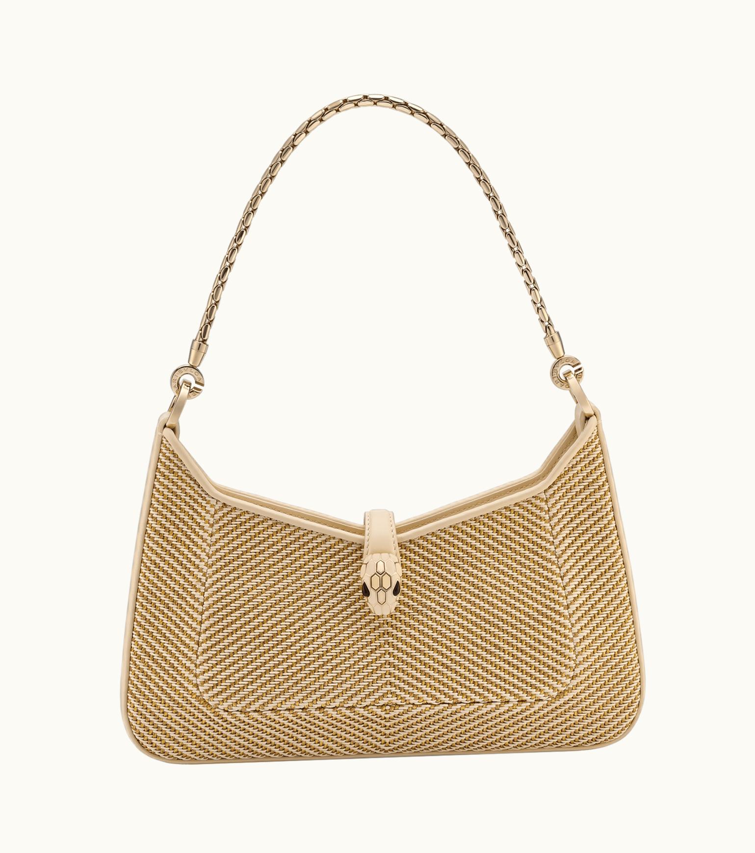 Bulgari Bulgari Serpenti Baia Shoulder Bag Fabric