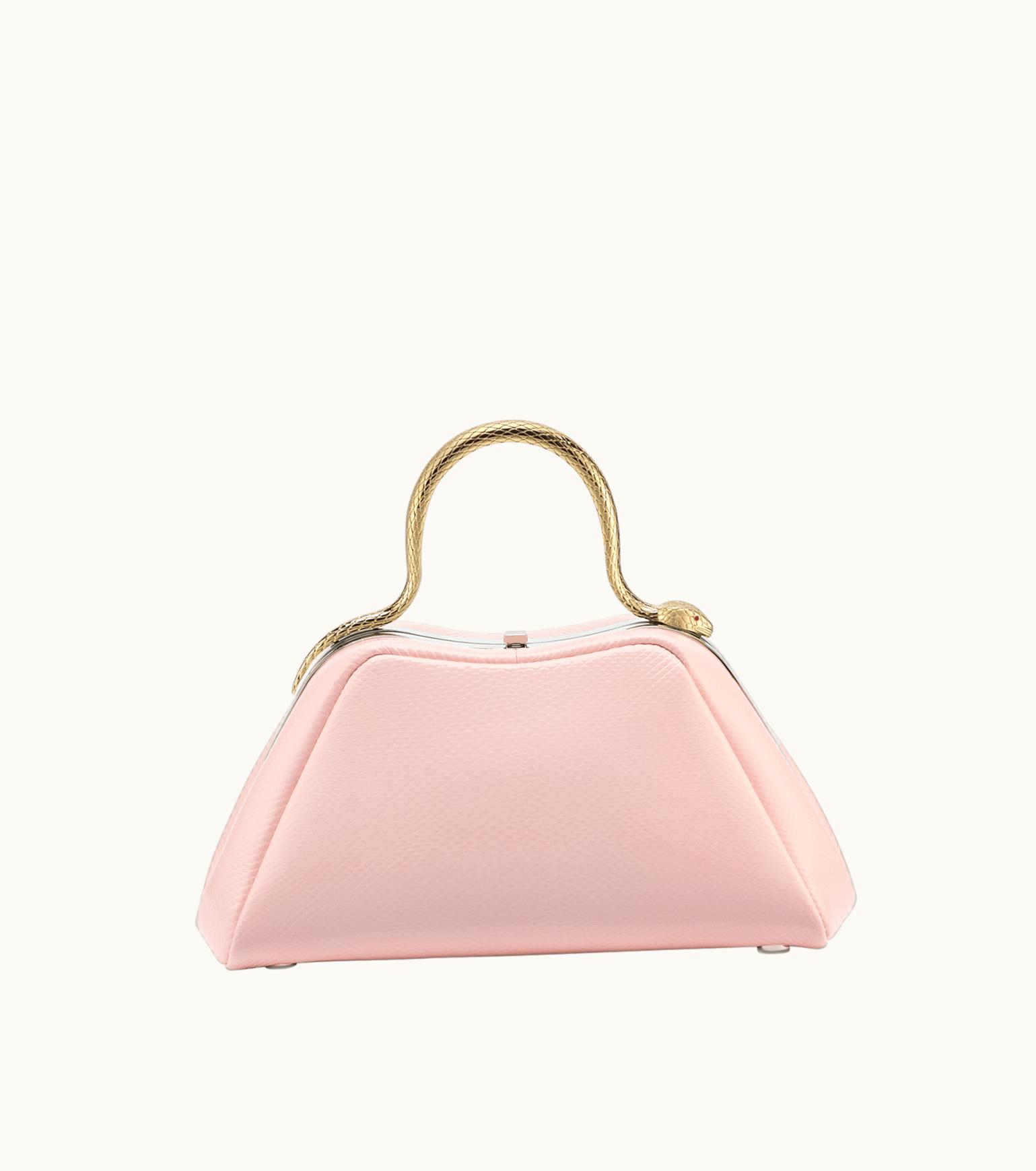 Bulgari Bulgari Serpentine Mini Top Handle Bag Karung Leather