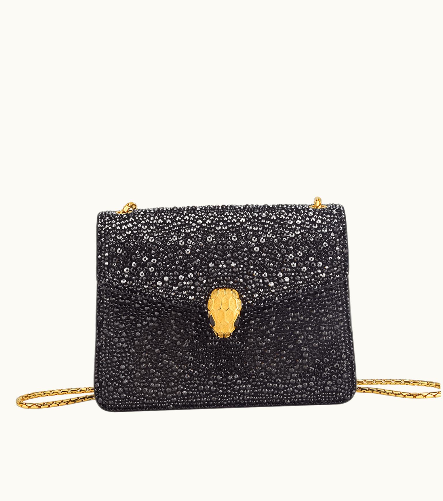 Bulgari Bulgari Serpenti Forever Crossbody Bag Suede