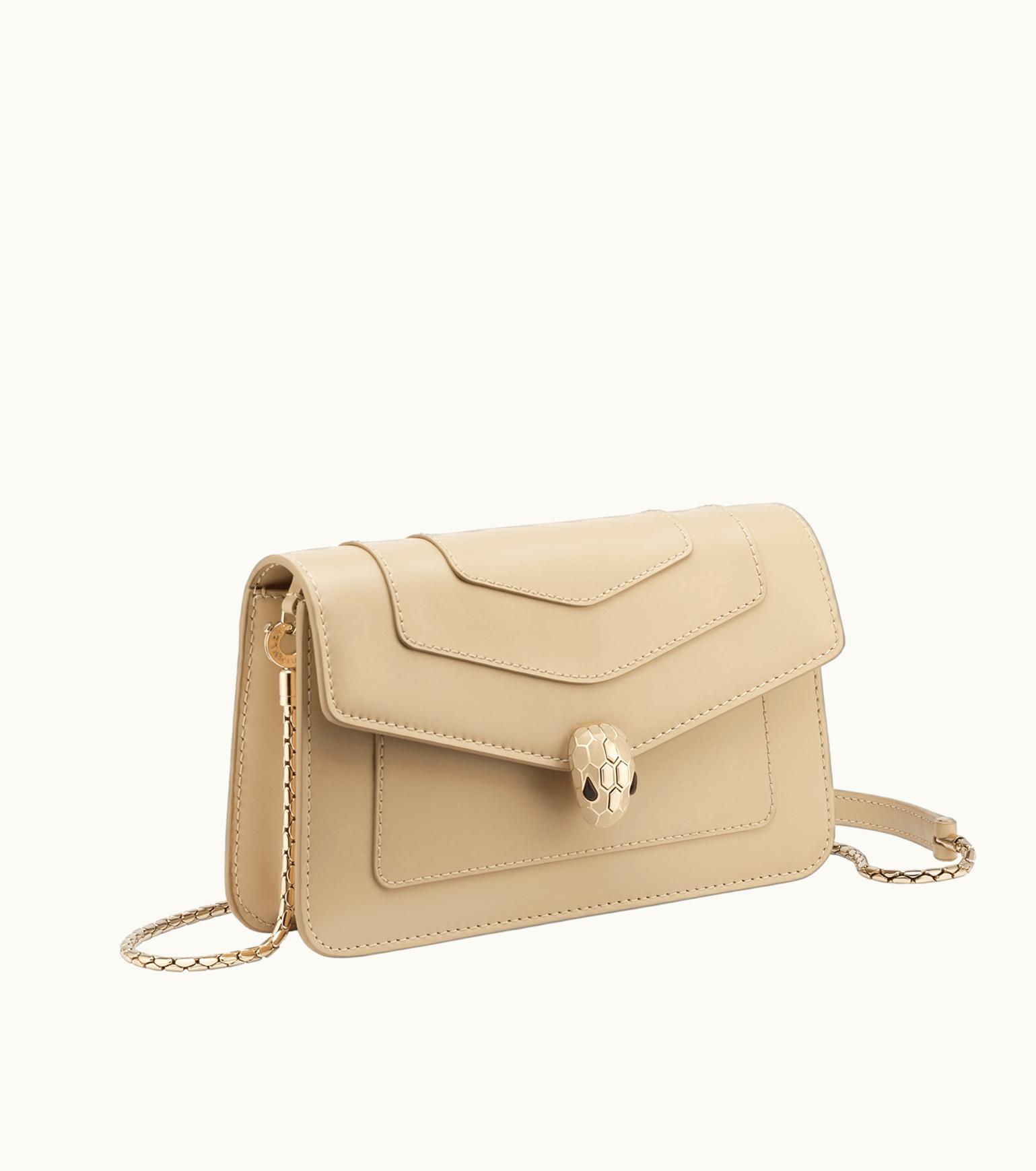 Bulgari Bulgari Serpenti Forever Chain Wallet Calf Leather 293681