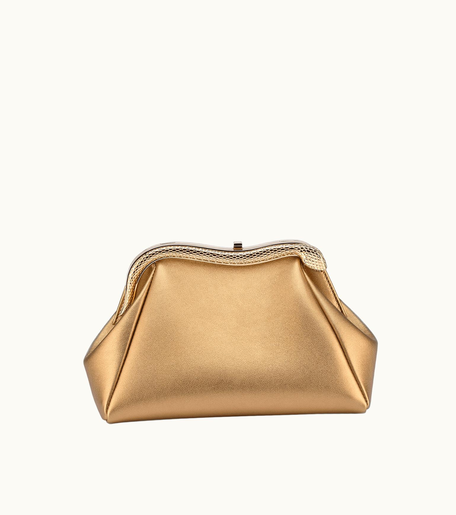 Bulgari Bulgari Serpentine Pouch Calf Leather