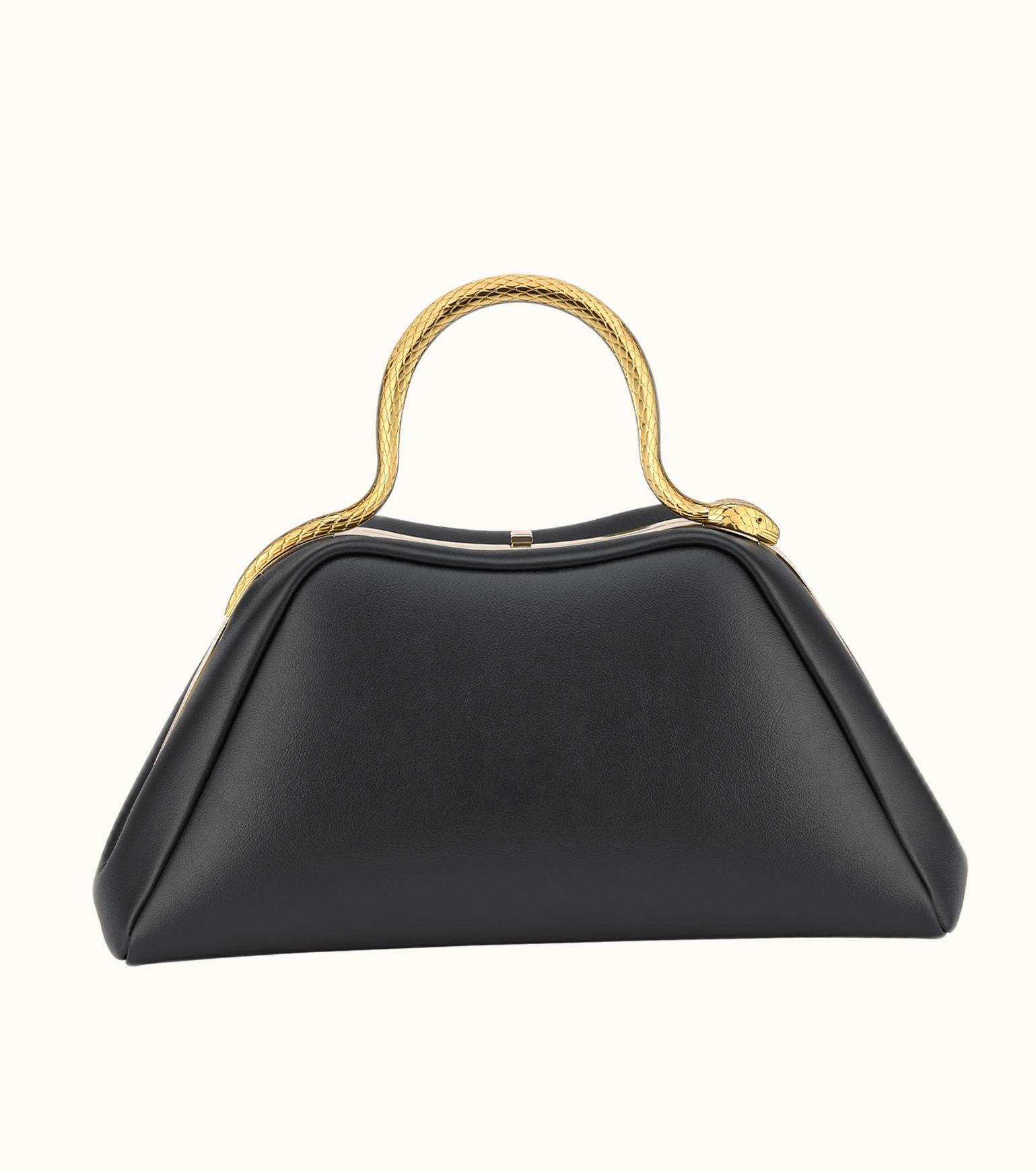 Bulgari Bulgari Serpentine Top Handle Calf Leather