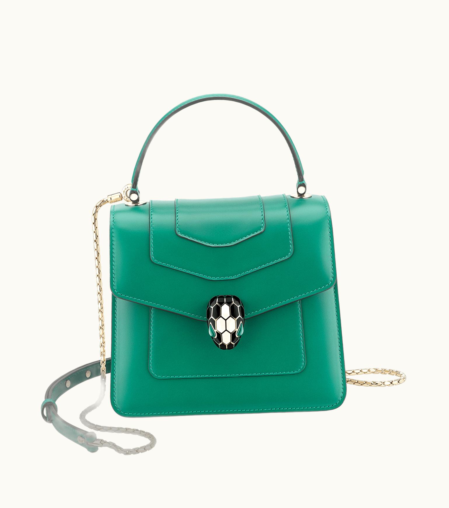 Bulgari Bulgari Serpenti Forever Top Handle Calf Leather 290569