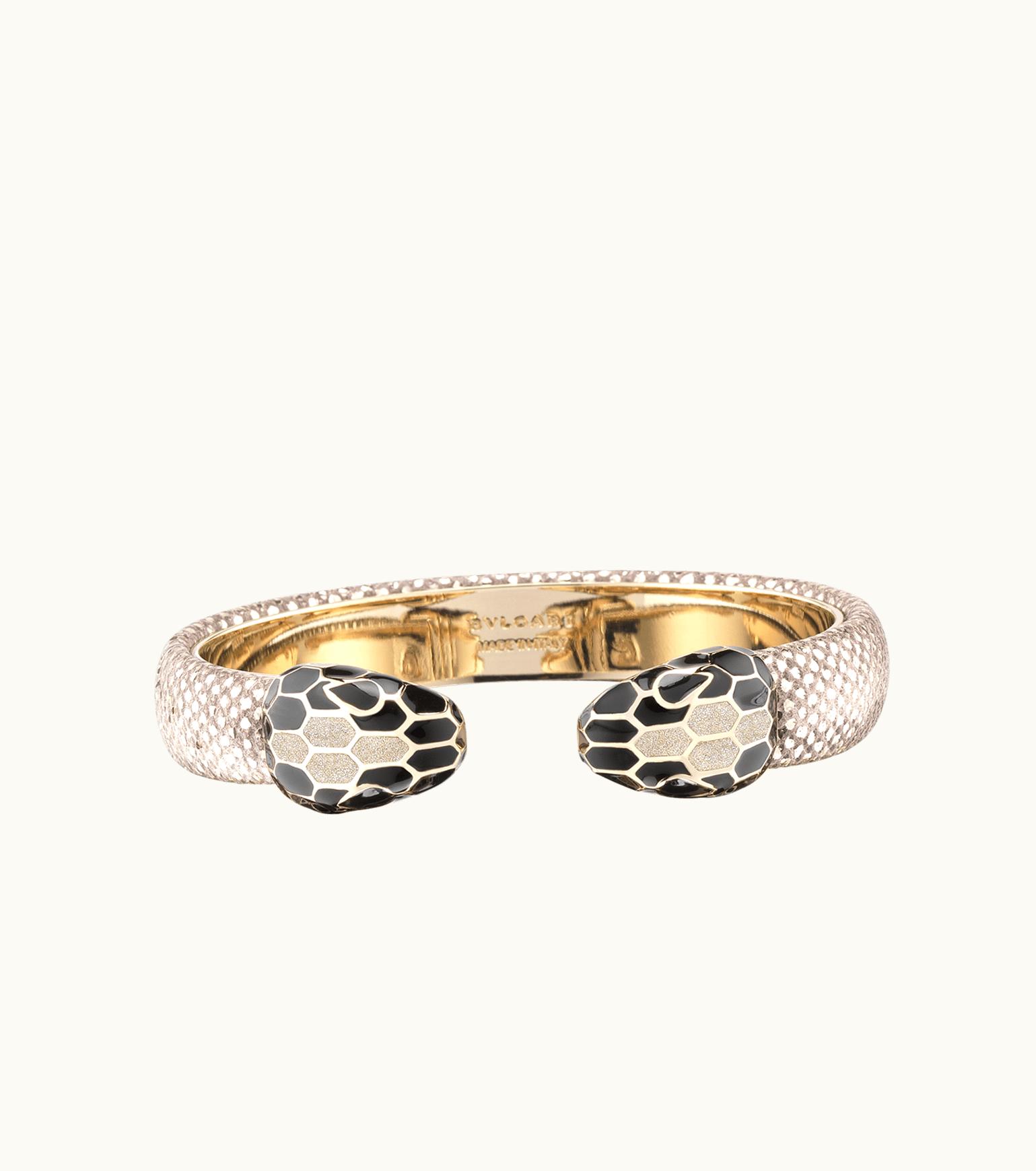 Bulgari Bulgari Serpenti Forever Bracelet Metal, Karung Leather