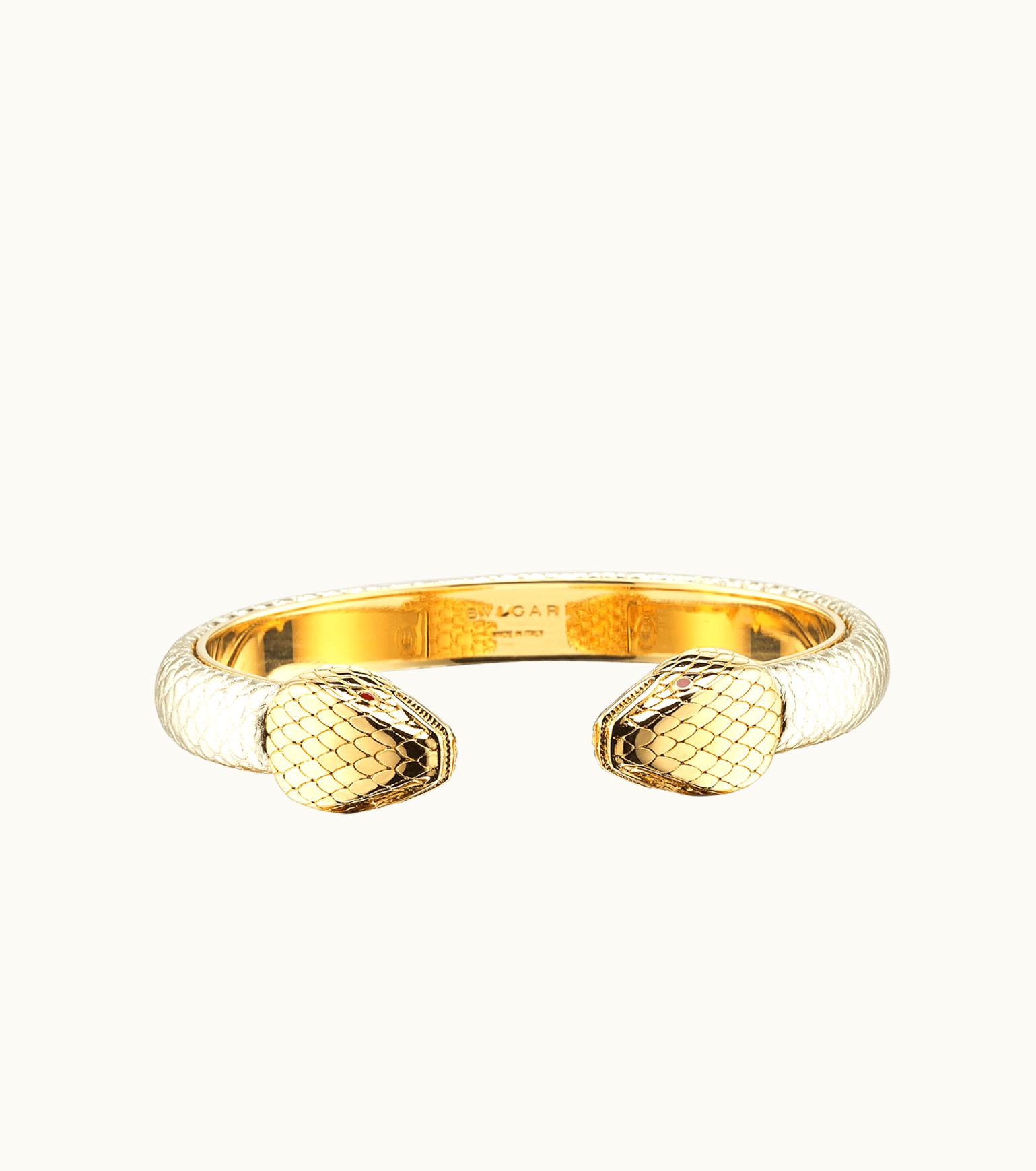 Bulgari Bulgari Serpenti Forever Bracelet Metal, Karung Leather 291106