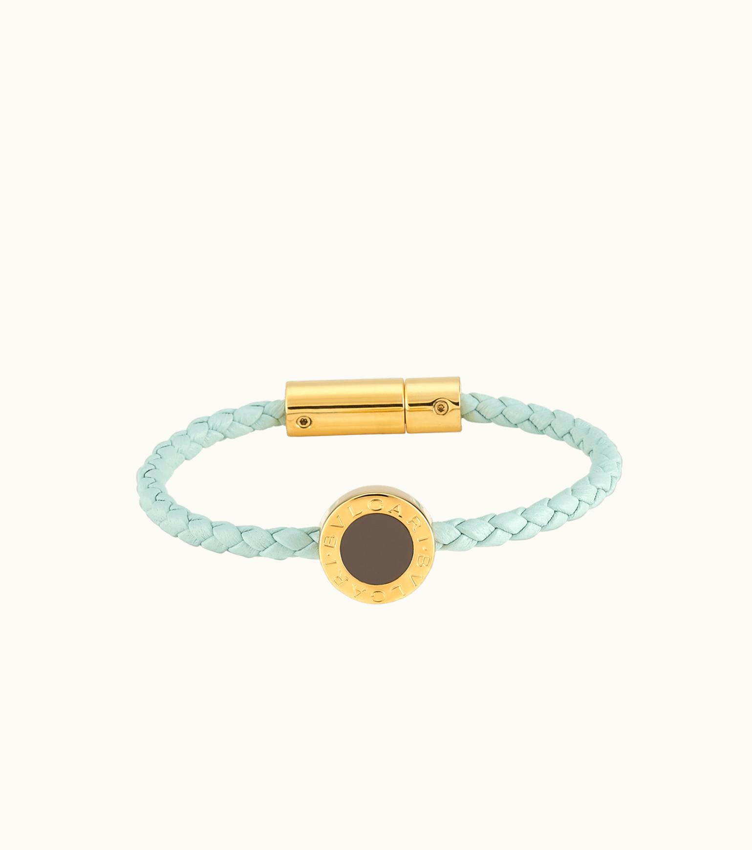 Bulgari Bulgari Bvlgari Leather Bracelet Calf Leather