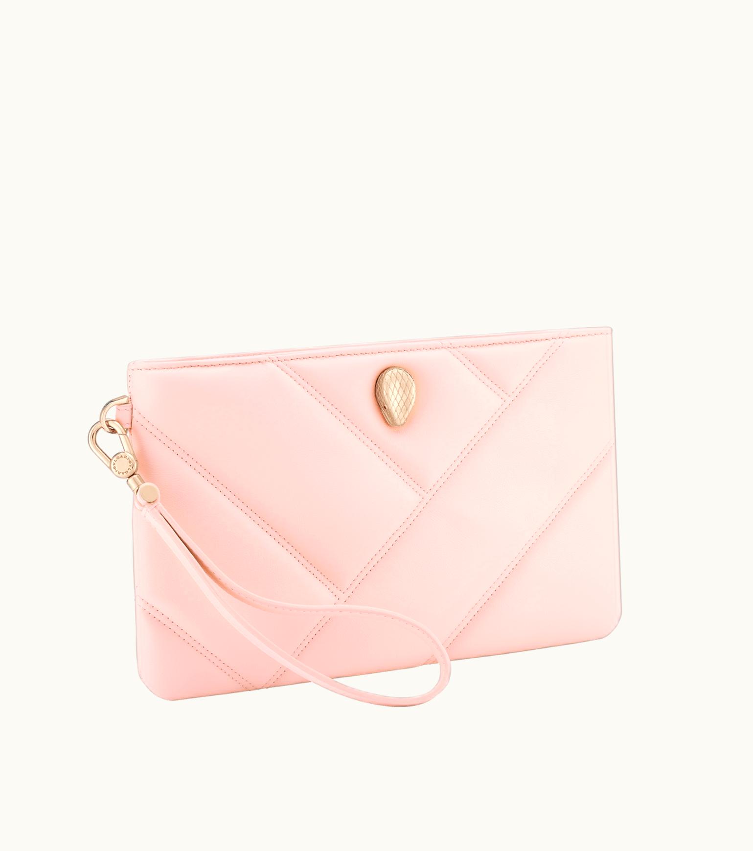 Bulgari Bulgari Serpenti Cabochon Clutch Calf Leather