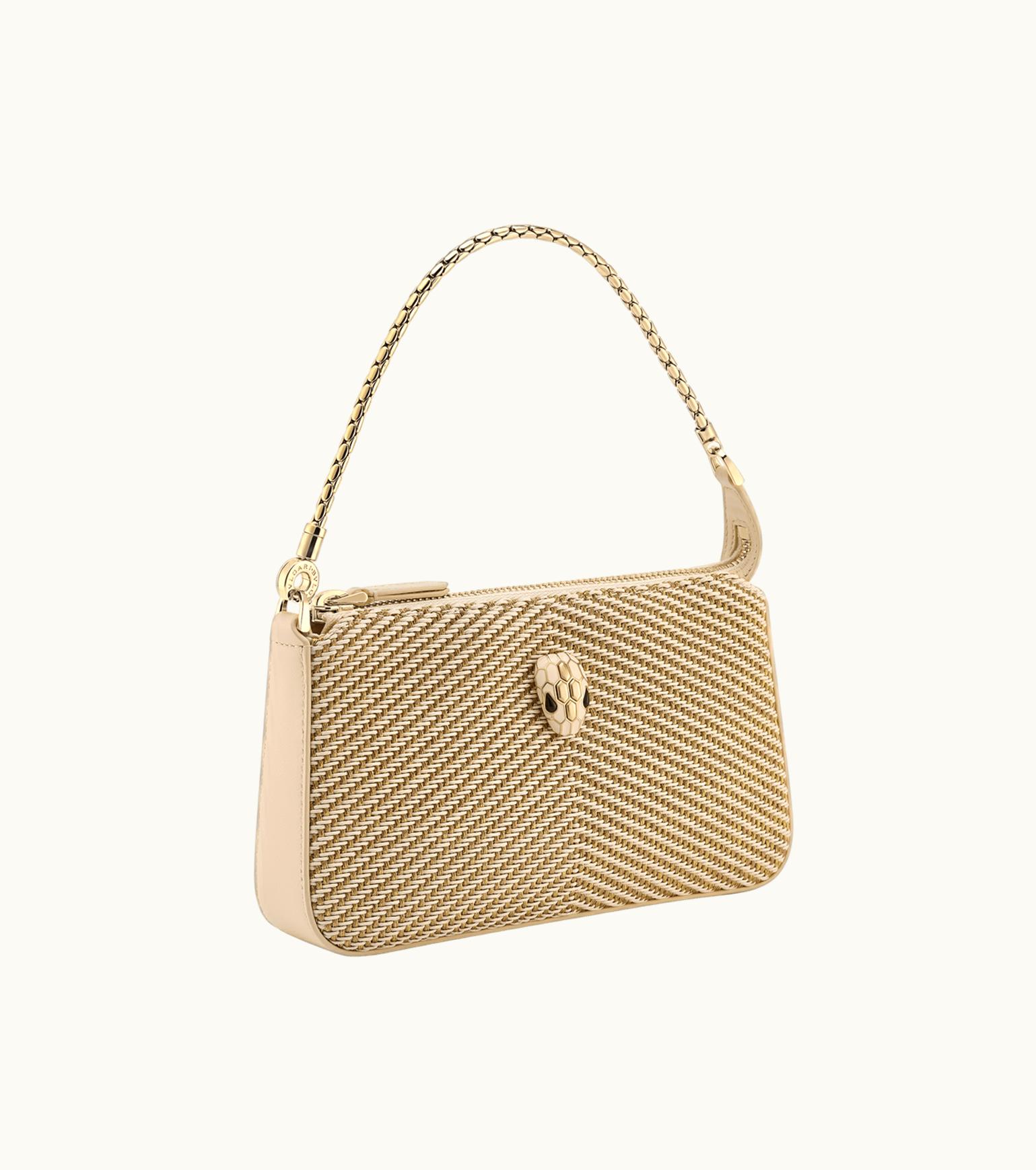 Bulgari Bulgari Serpenti Forever Clutch Calf Leather, Fabric