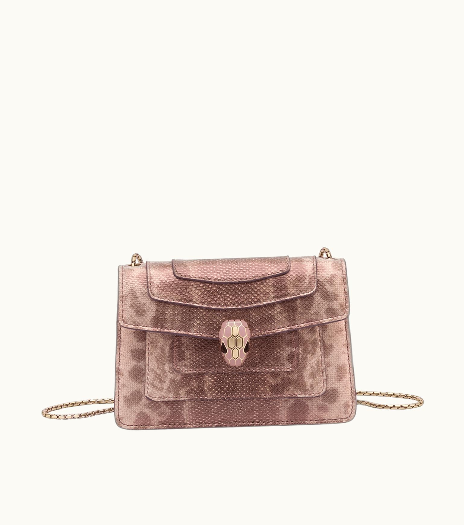 Bulgari Bulgari Serpenti Forever Crossbody Mini Bag Karung Leather