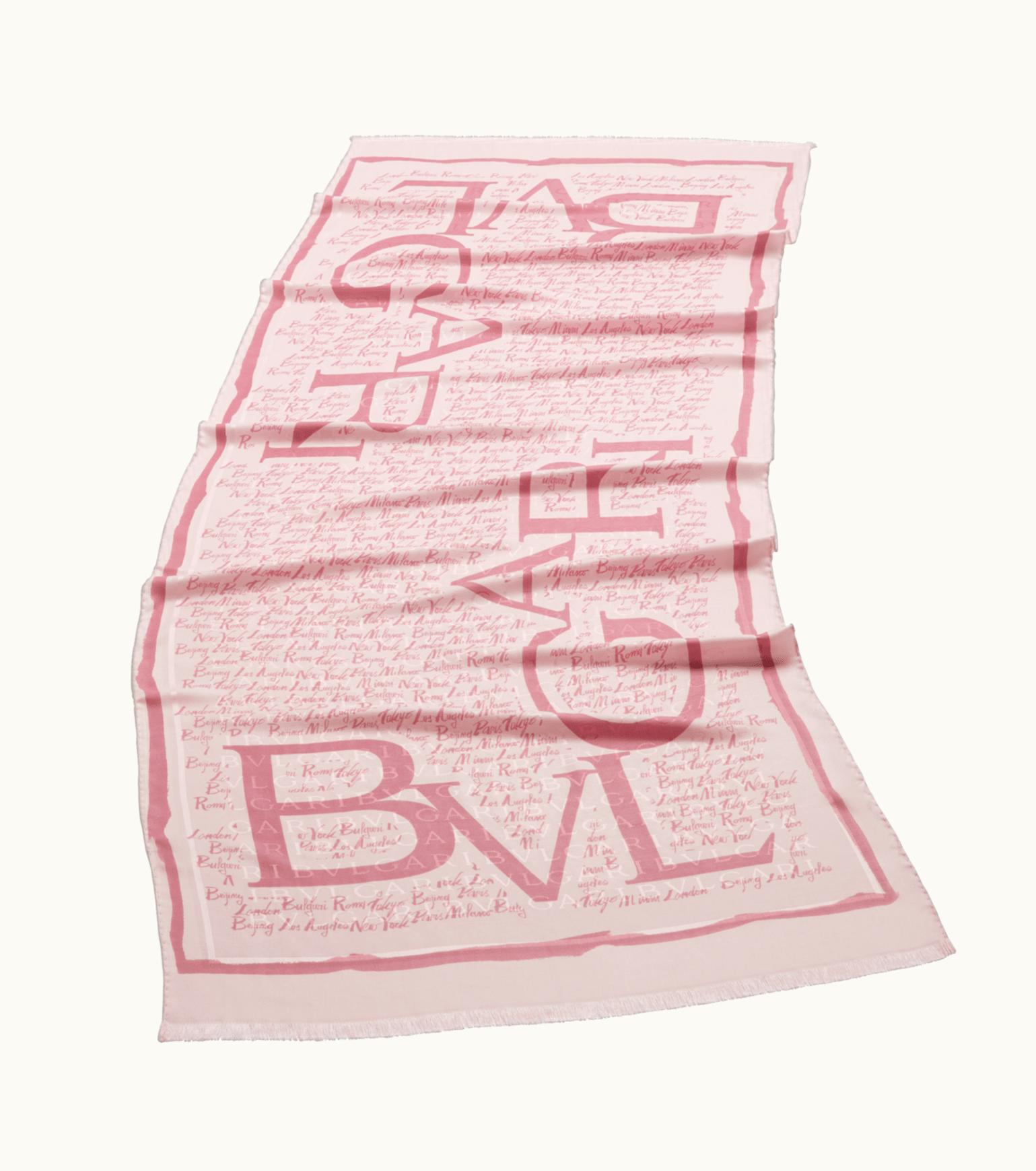 Bulgari Bulgari Logomania Maxi Stole Silk, Wool 245978