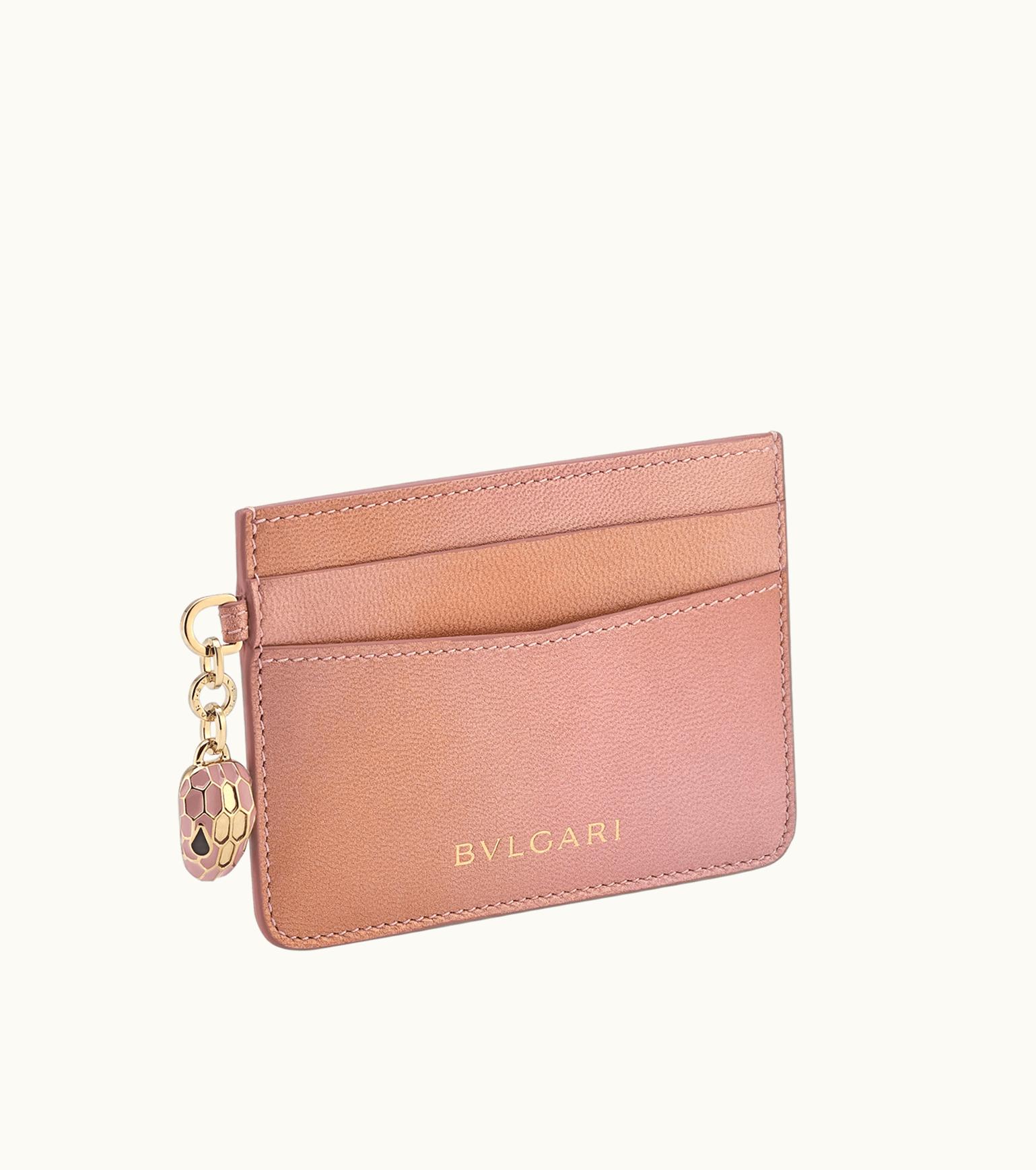 Bulgari Bulgari Serpenti Forever Card Holder Goat Leather