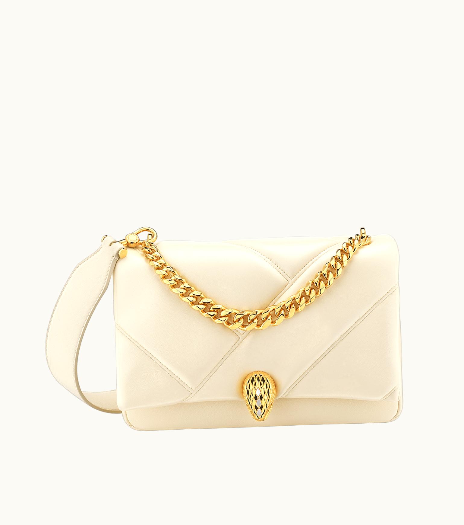 Bulgari Bulgari Serpenti Cabochon Crossbody Bag Calf Leather 291089