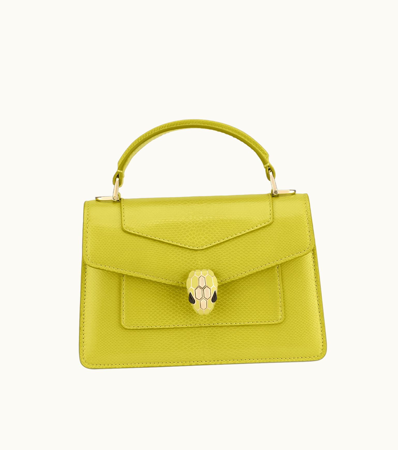 Bulgari Bulgari Serpenti Forever Mini Top Handle Bag Karung Leather 293751