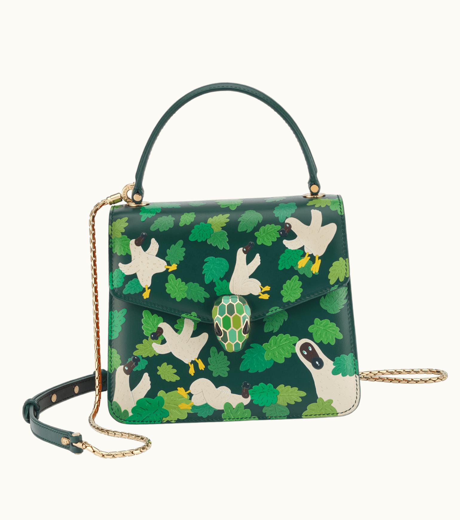 Bulgari Bulgari Serpenti Forever Top Handle Calf Leather 293879