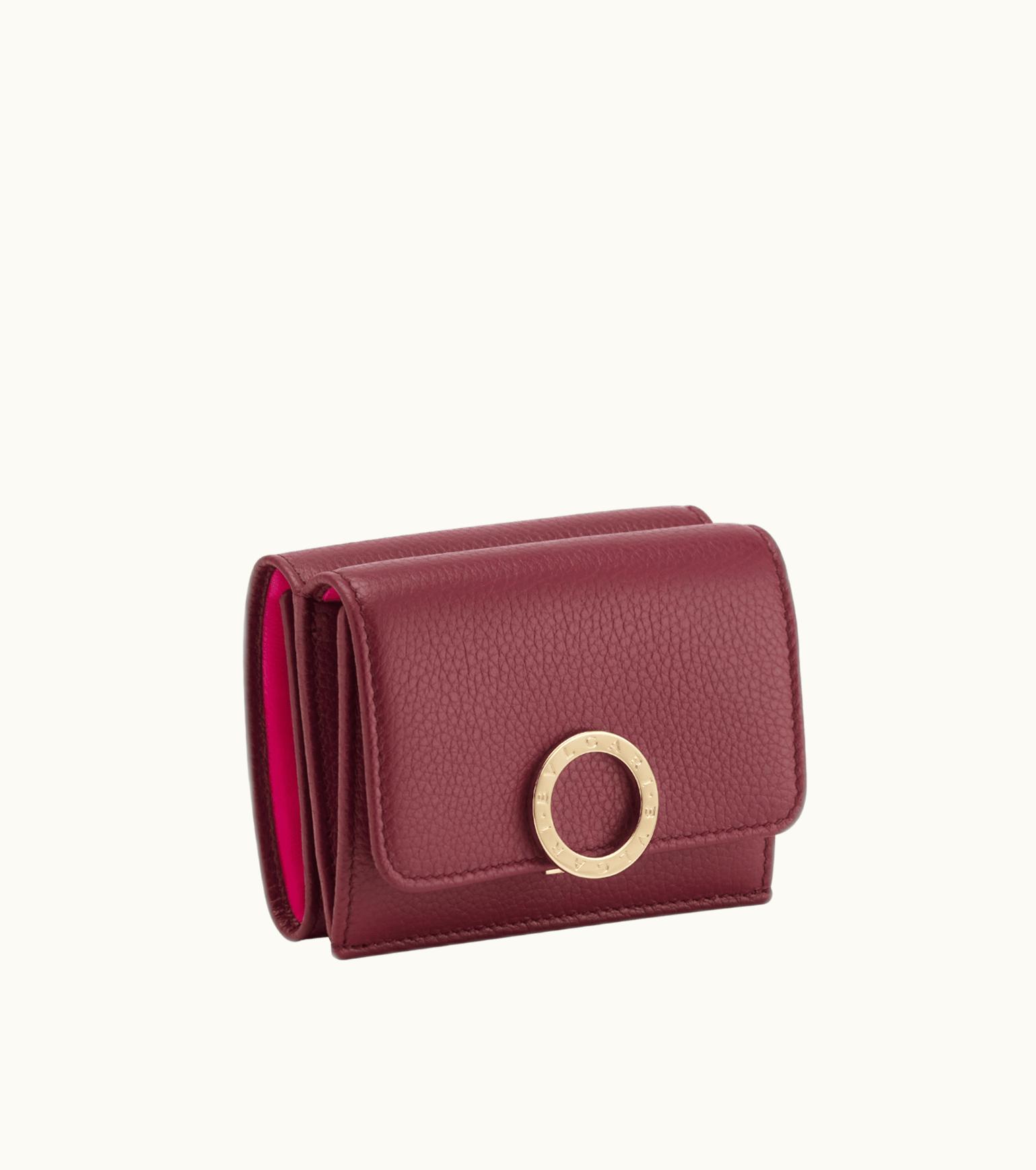 Bulgari Bulgari Bvlgari Trifold Wallet Calf Leather