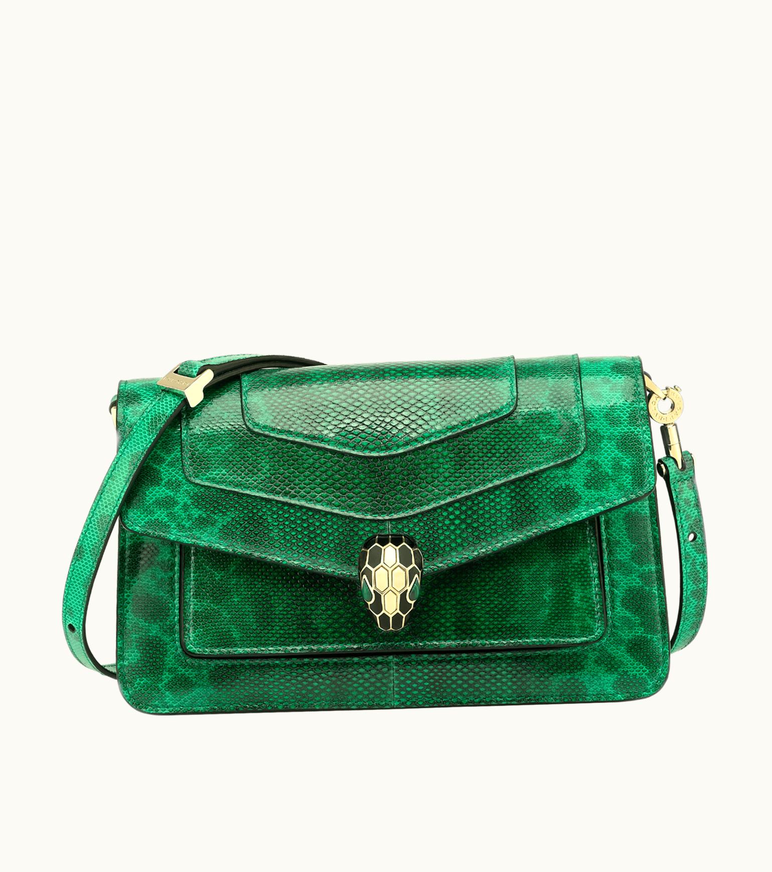 Bulgari Bulgari Serpenti Forever East-West Shoulder Bag Karung Leather 293279