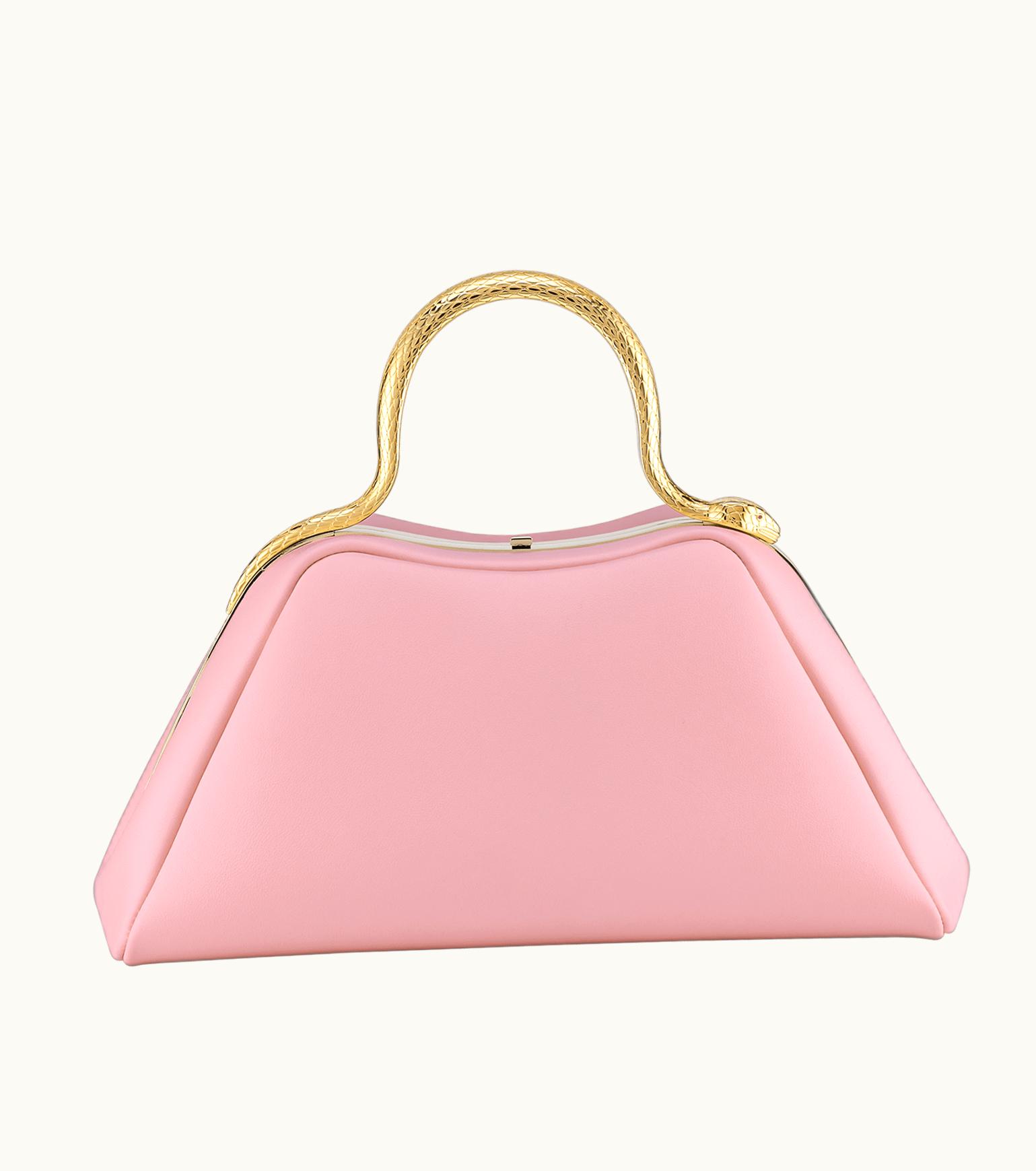 Bulgari Bulgari Serpentine Top Handle Calf Leather 292980