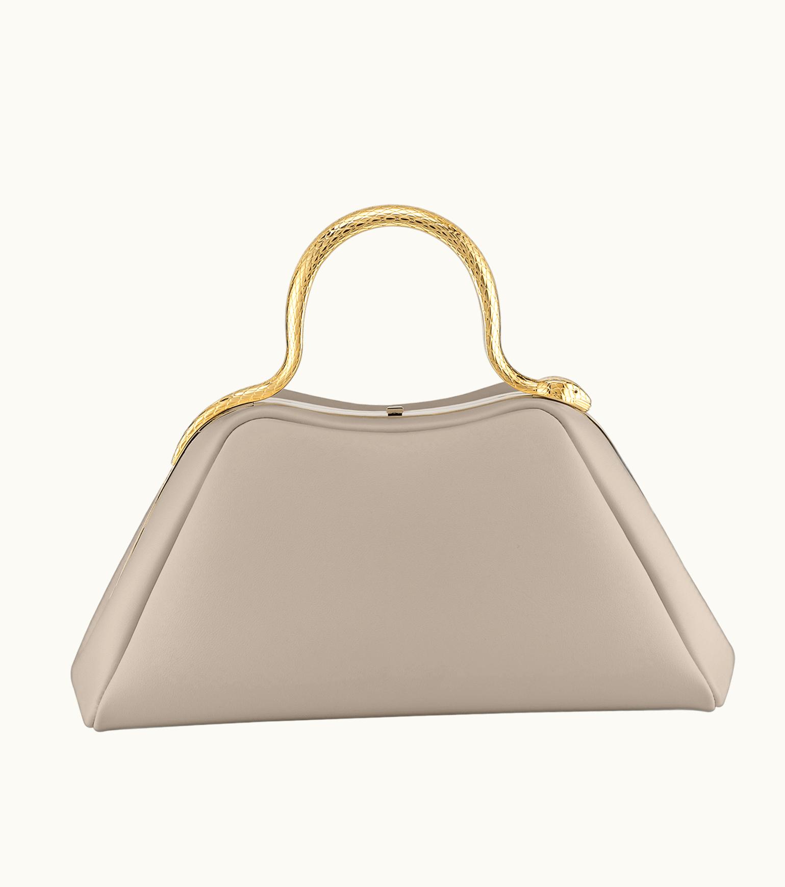 Bulgari Bulgari Serpentine Top Handle Calf Leather 293027