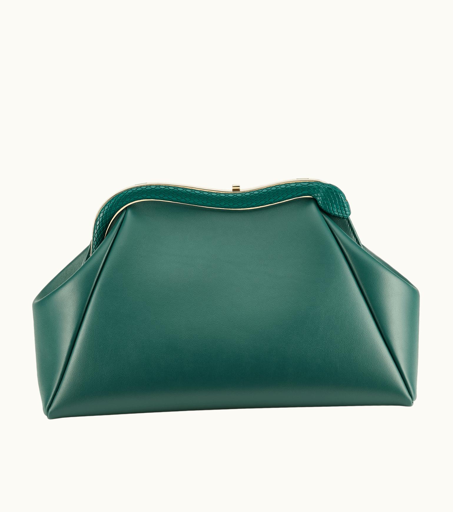 Bulgari Bulgari Serpentine Pouch Calf Leather 292578