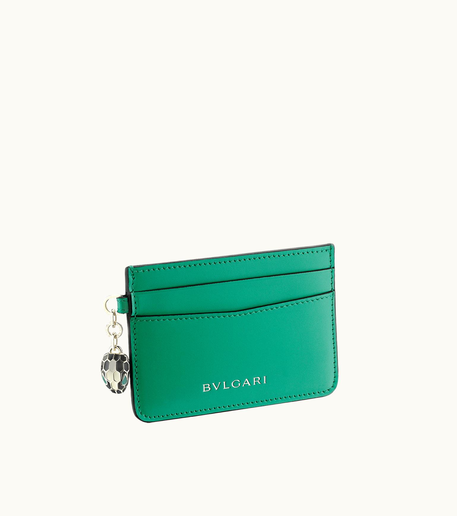 Bulgari Bulgari Serpenti Forever Card Holder Calf Leather 291852
