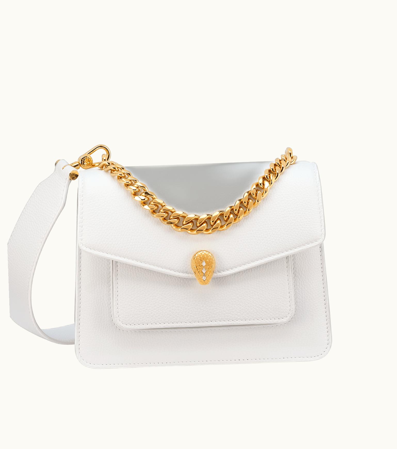 Bulgari Bulgari Serpenti Forever Maxi Chain Crossbody Bag Calf Leather 292052