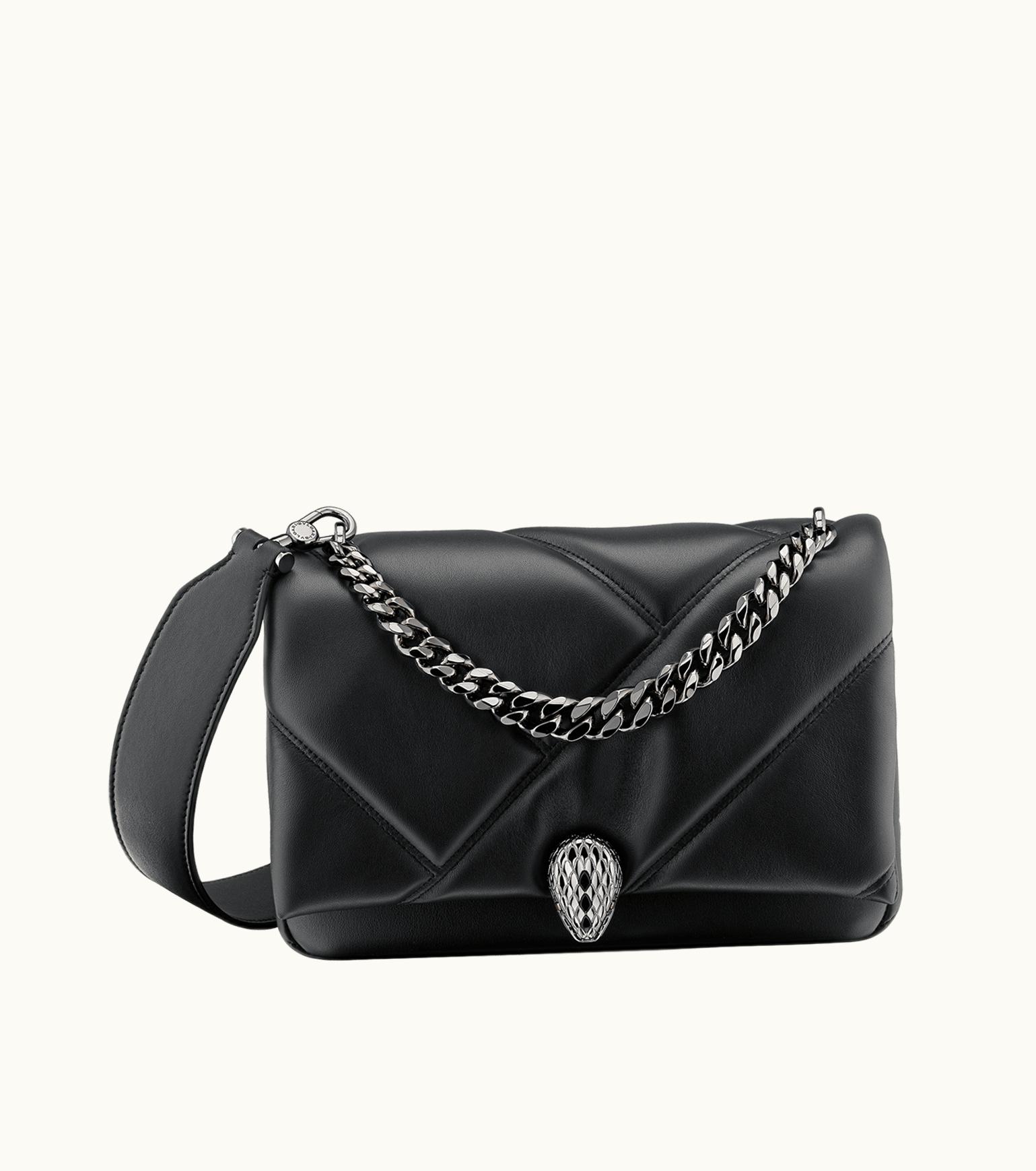 Bulgari Bulgari Serpenti Cabochon Crossbody Bag Calf Leather 291087