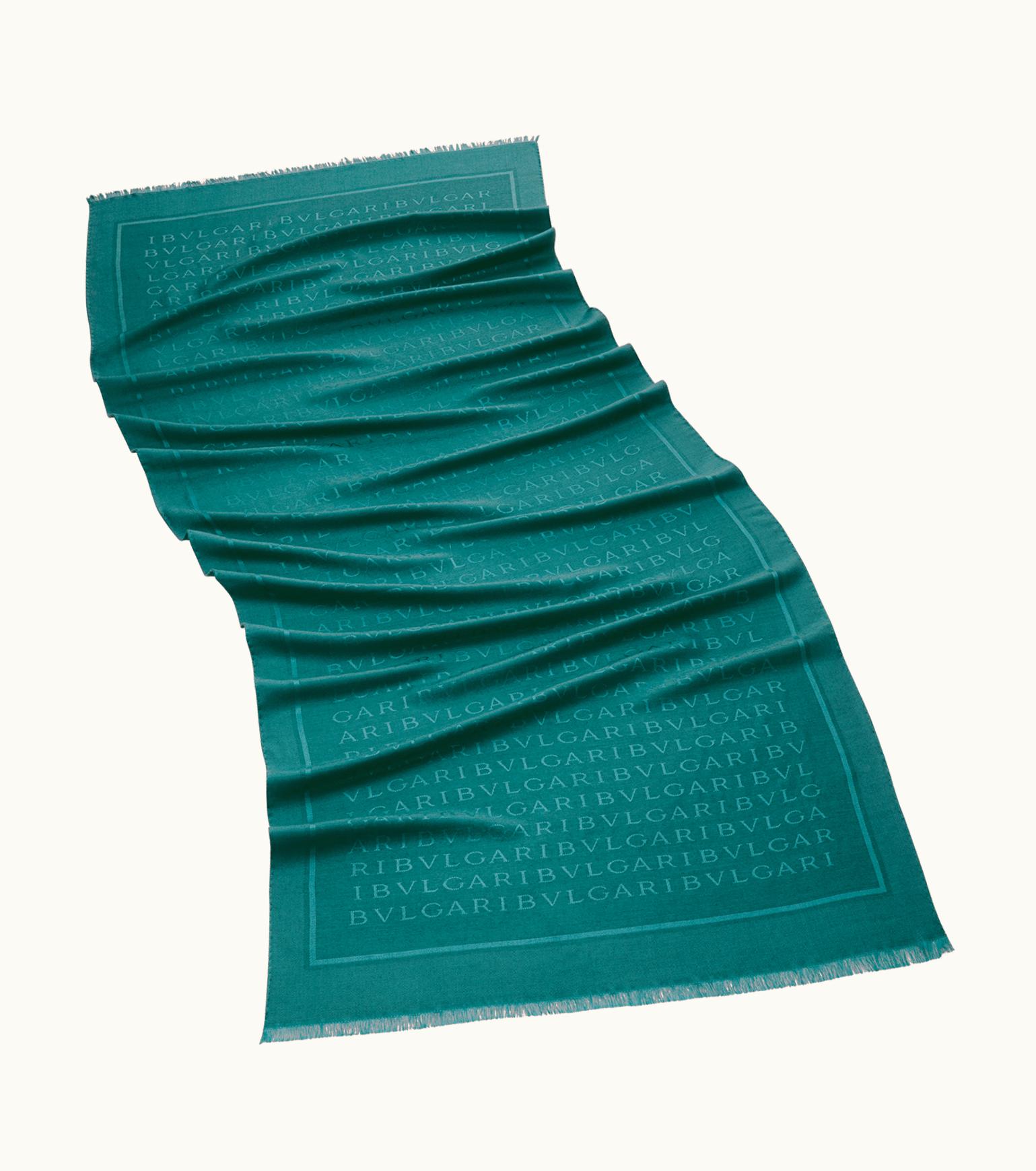 Bulgari Bulgari Logomania Stole Silk, Wool 241411