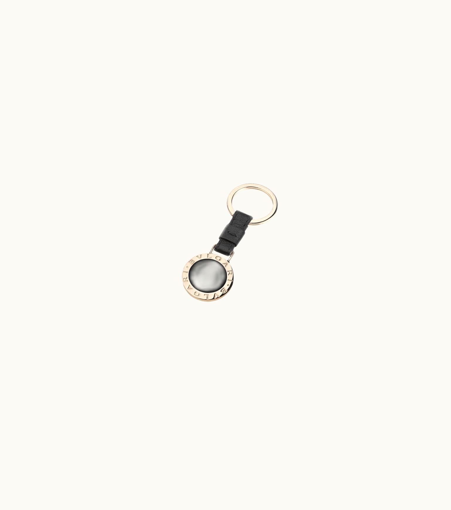 Bulgari Bulgari Bvlgari Keyring Metal, Calf Leather