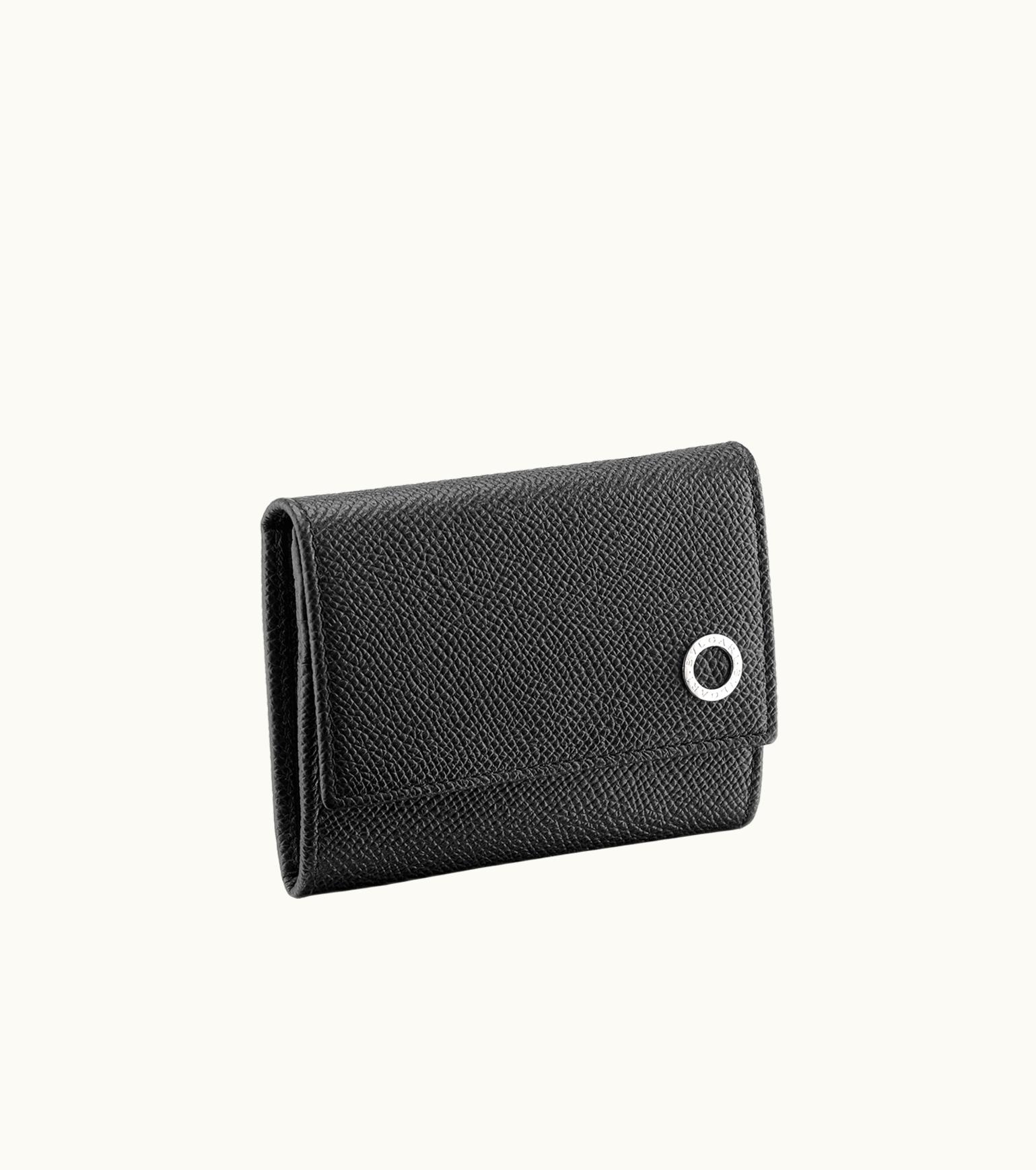 Bulgari Bulgari Bvlgari Man Card Holder And Coin Purse Calf Leather
