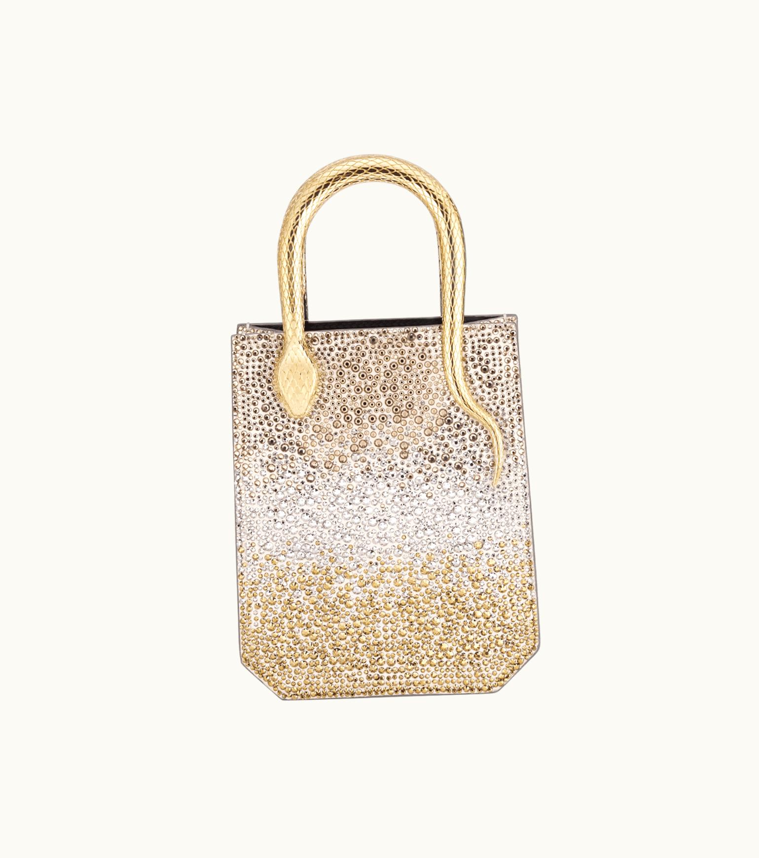 Bulgari Bulgari Serpentine Tote Suede 293489
