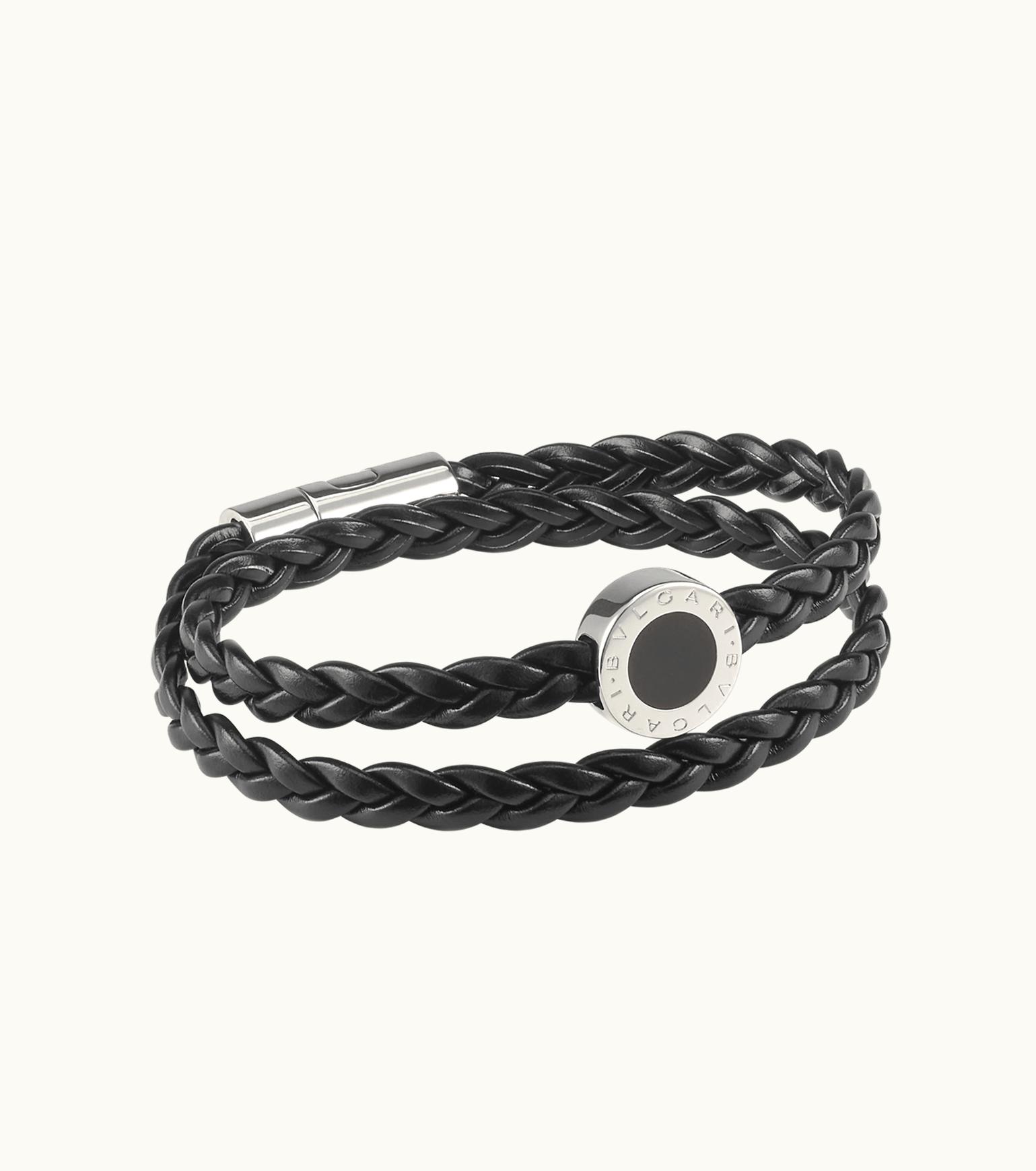 Bulgari Bulgari Bvlgari Man Leather Bracelet Calf Leather 291243