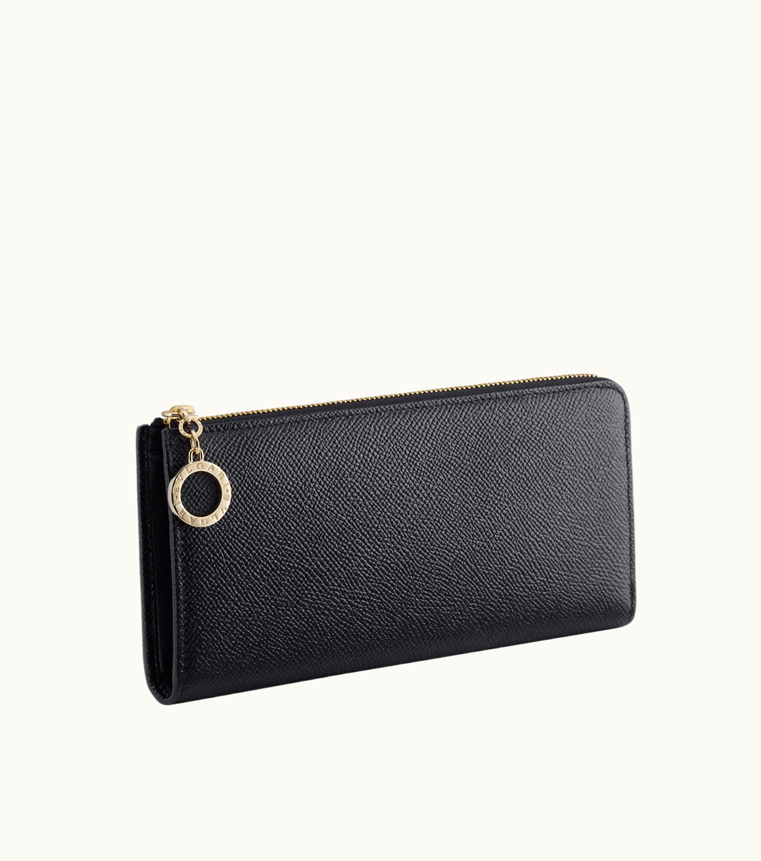 Bulgari Bulgari Bvlgari Zip Wallet Calf Leather