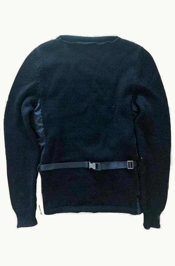 Prada Prada Belted Padded Knit Sweater A/W 1999