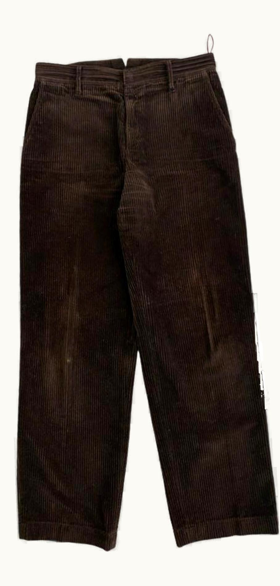 Prada Prada Jumbo Corduroy Trousers A/W 2004