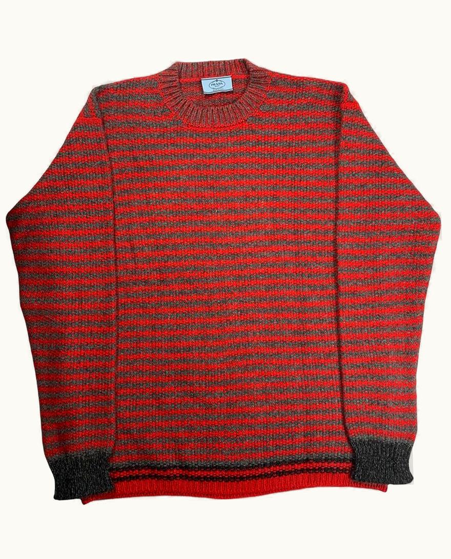 Prada Prada Striped Wool Knitted Jumper A/W 2014