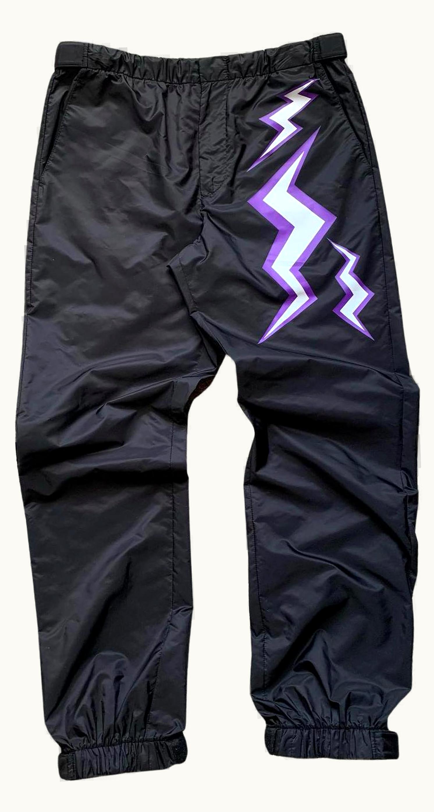 Prada Prada Frankenstein Nylon Track Pants A/W 2019