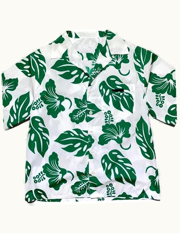 Prada Prada Floral Hawaiian Camp Collar Shirt S/S 2022