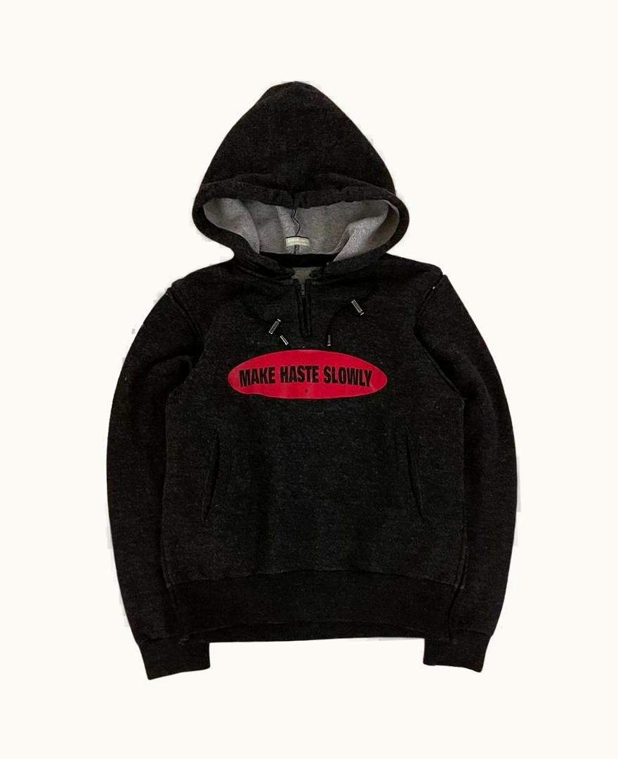 UNDERCOVER Undercover “small Parts” Make Haste Slowly Hoodie A/W 1998