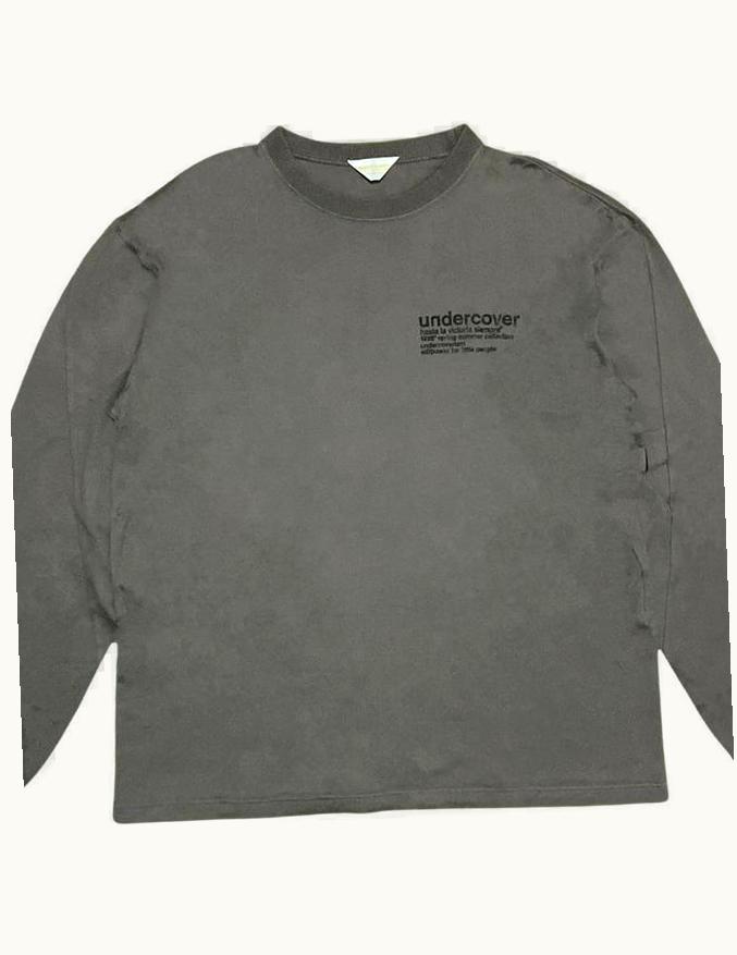 UNDERCOVER ”wet Summer” Hasta La Victoria Siempre Undercoverism Long Sleeve Shirt S/S 1998