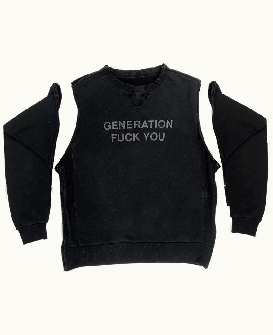 UNDERCOVER Undercover Ambivalence Small Parts “generation Fuck You” Crewneck A/W 1999