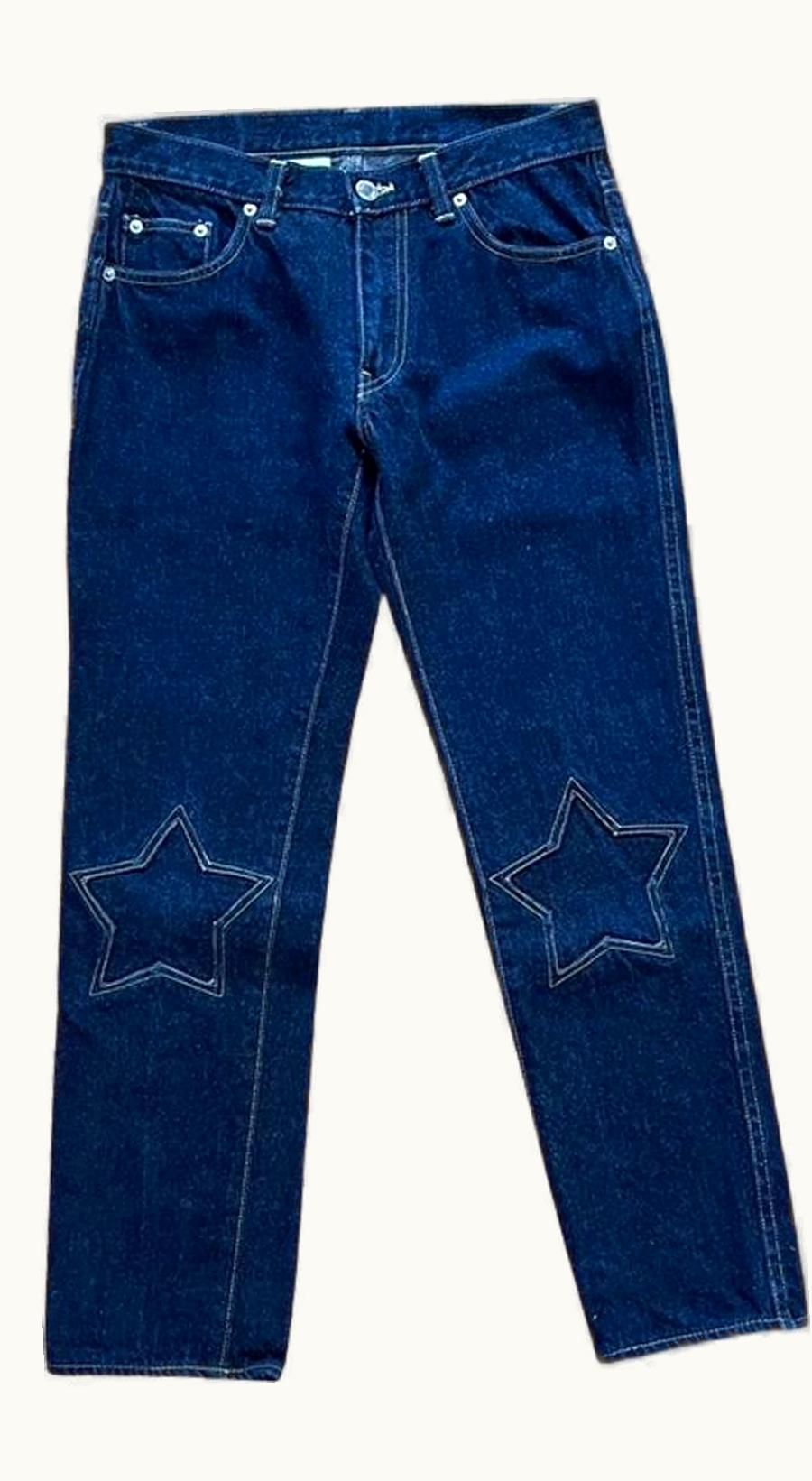 UNDERCOVER Undercover “melting Pot” Embroidered Star Denim A/W 2000