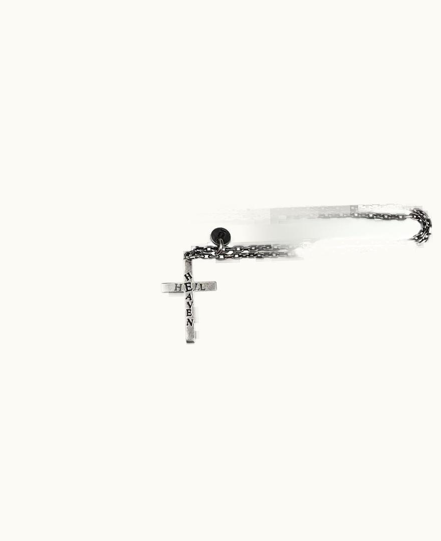 UNDERCOVER Undercover Witch's Cell Division “heaven Hell” .925 Silver Cross Chain A/W 2002