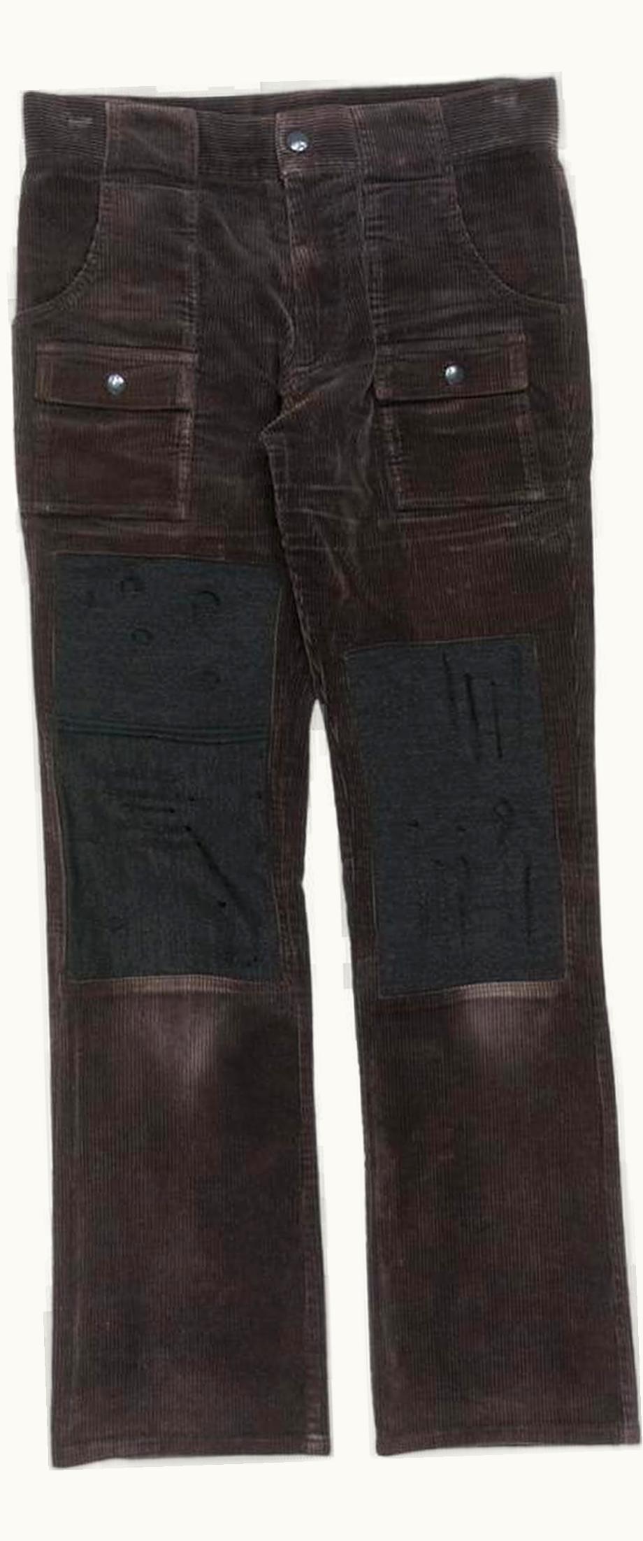 UNDERCOVER Undercover “witch’s Cell Division” Velour Cargo Bush Pants A/W 2002