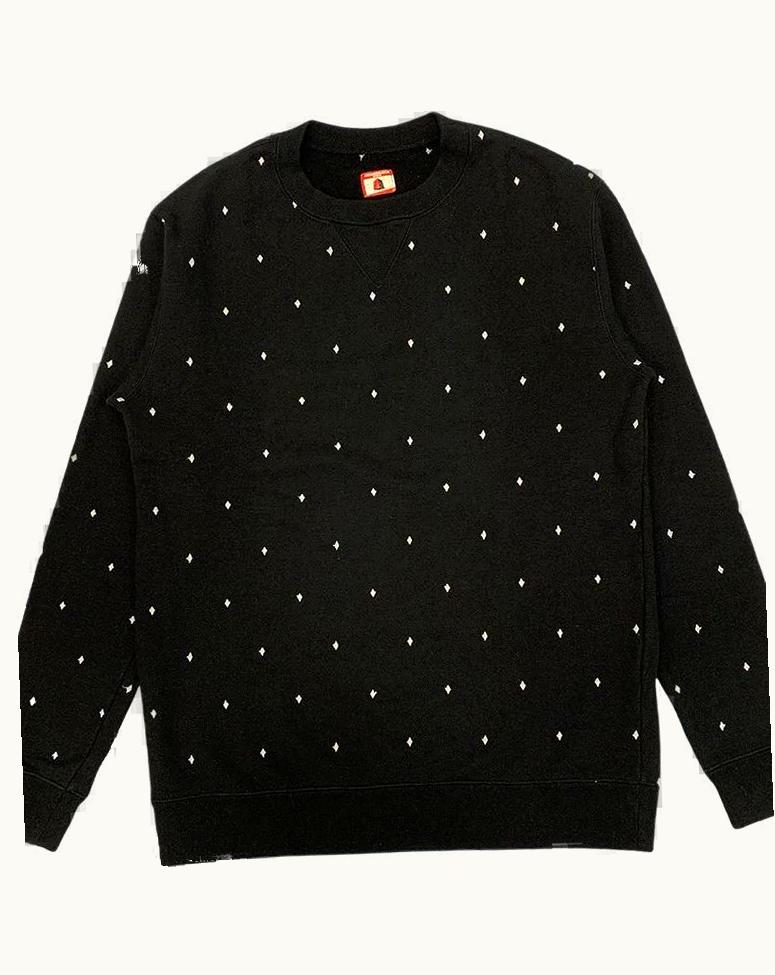 UNDERCOVER Undercover “the Illusion Of Haze” Diamond Embroidery Sweatshirt S/S 2002