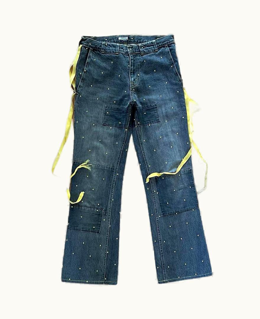 UNDERCOVER Undercover “the Illusion Of Haze” Tassel Denim S/S 2002