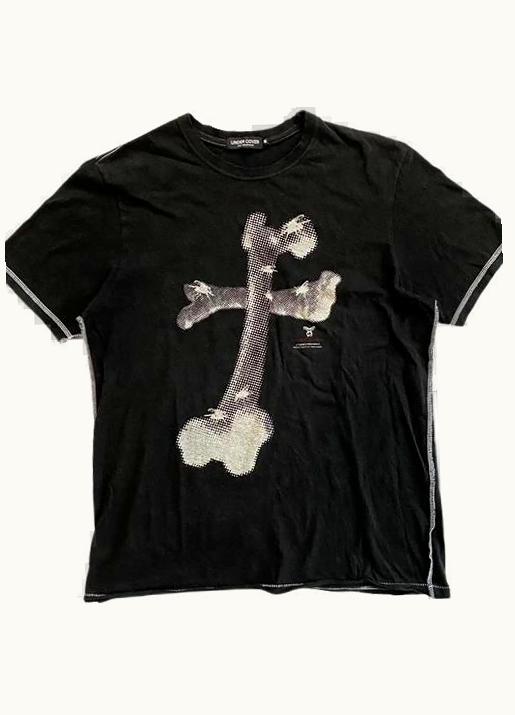 UNDERCOVER Undercover “scab” Flies Cross T-Shirt S/S 2003