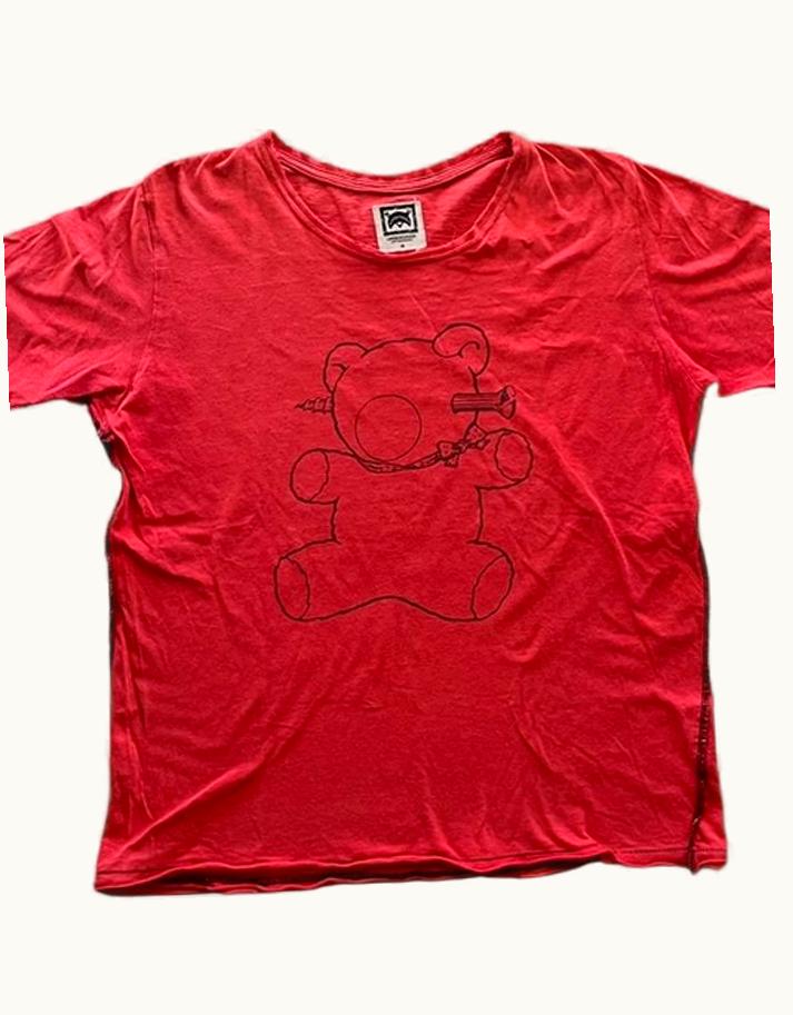 UNDERCOVER Undercover “scab” Punk Bear Single Stitch T-Shirt S/S 2003