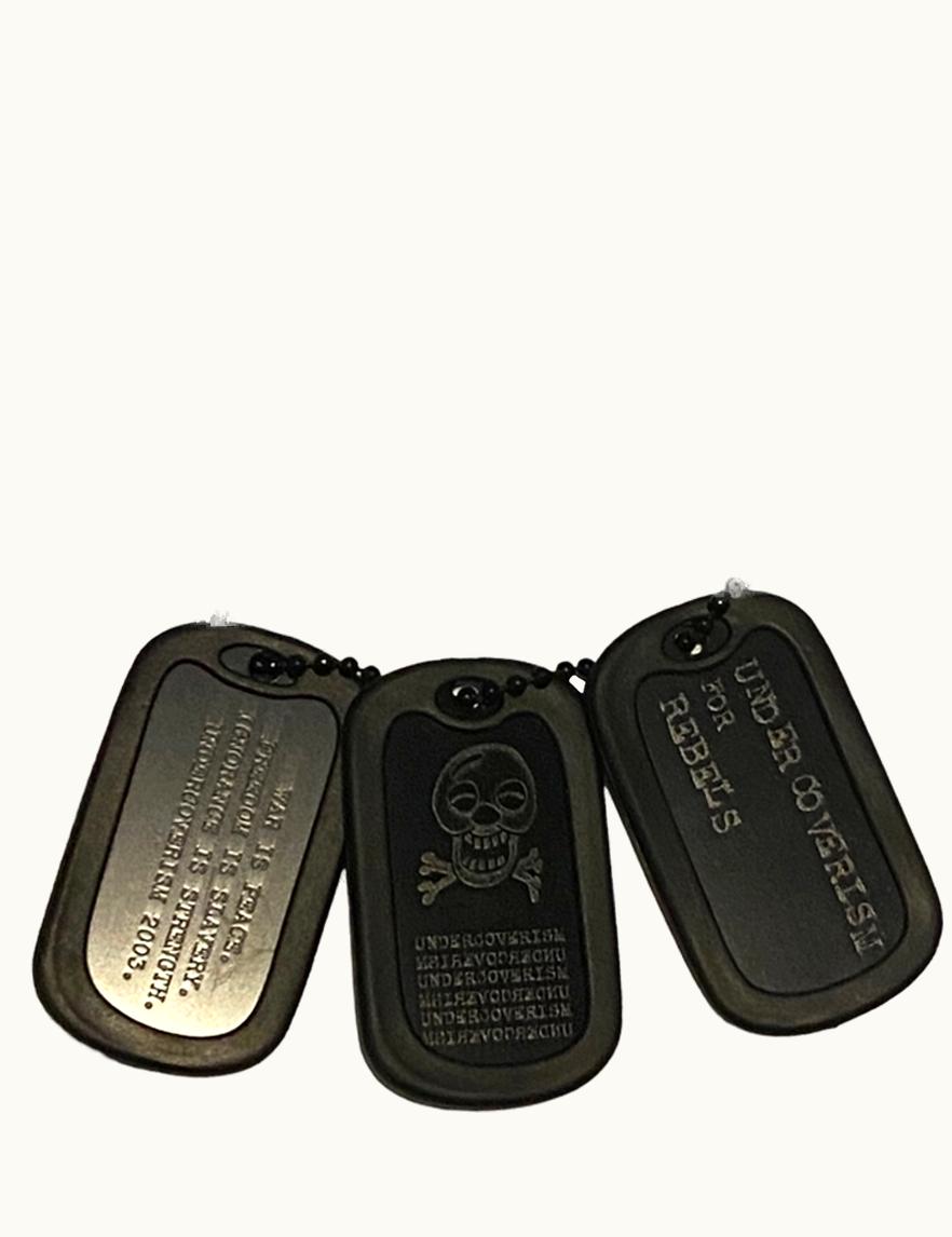 UNDERCOVER Undercover “scab” Dog Tags S/S 2003