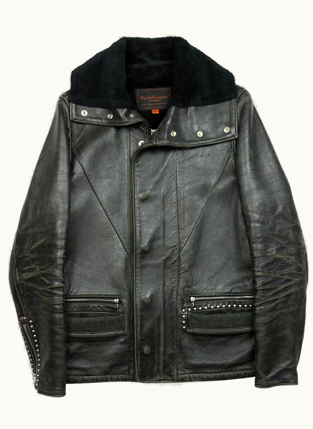 UNDERCOVER Undercover Studded Leather Jacket A/W 2005