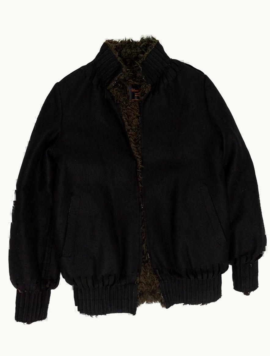 UNDERCOVER Undercover “arts & Crafts” Laser Cut Fur Jacket A/W 2005